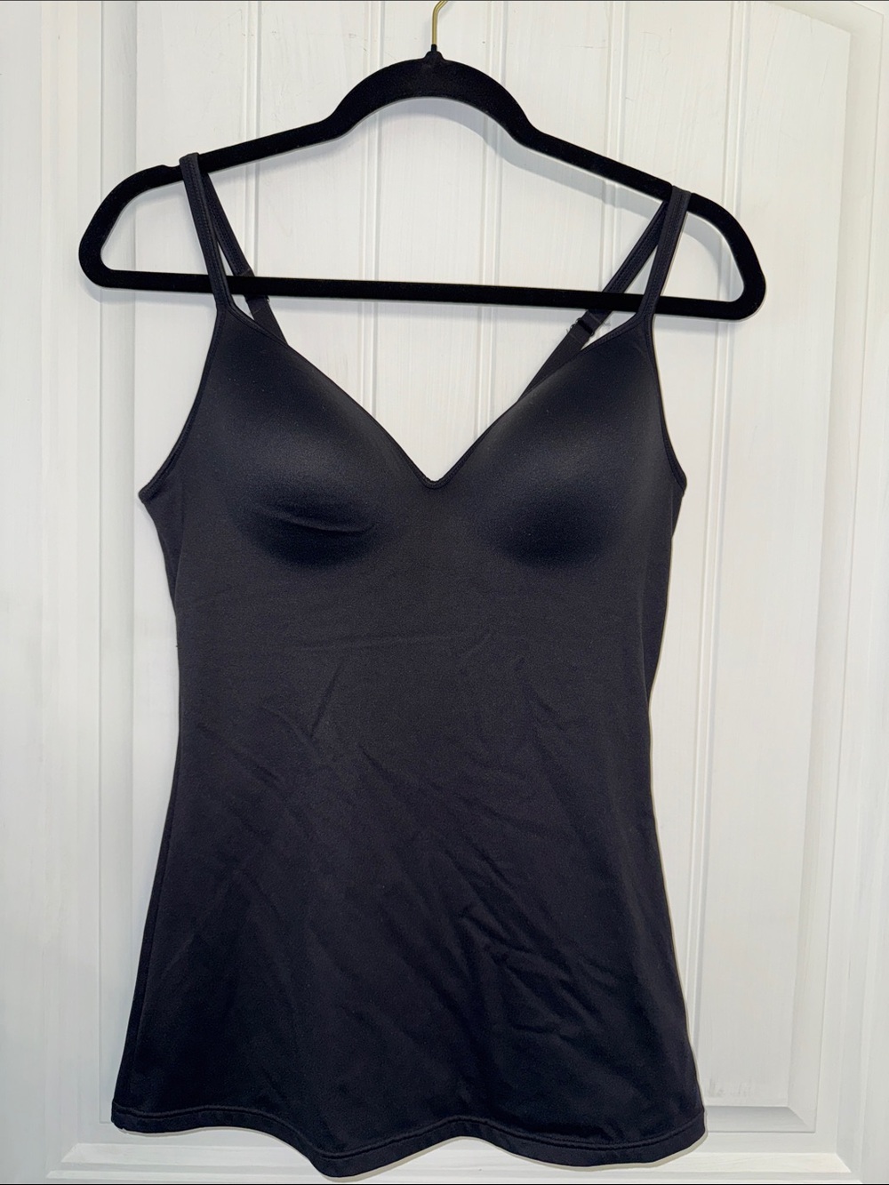 Maidenform Black Shapewear Tank with Built-In Bra